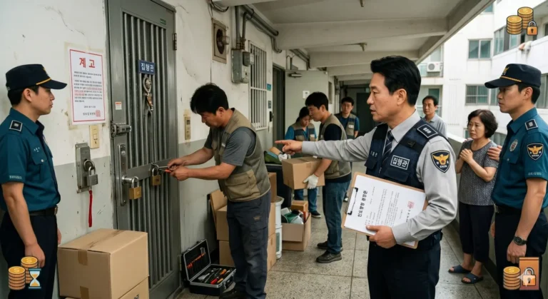 집행관 강제개문 계고 경매 명도 강제집행 현장 절차